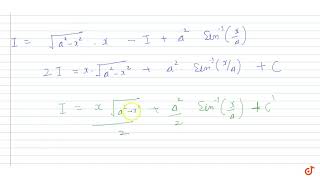 Find the integral of sqrta2  x2 with respect to x and hence evaluate int sqrt 5  x2 [upl. by Pelletier]