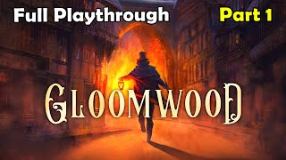 Stealth Horror Survival  Gloomwood Gameplay  Part 1 [upl. by Acissaj]