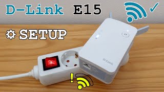 DLink E15 WiFi 6 extender dual band • Unboxing installation configuration and test [upl. by Cleary]