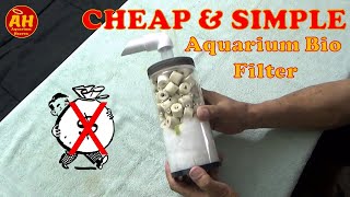 How to DIY a Cheap and Simple fish tank bio filter [upl. by Bradlee]