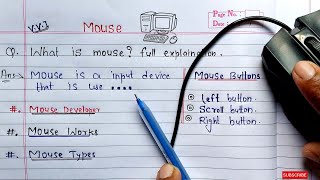 What is Mouse full Explanation  Learn Coding [upl. by Sussna]