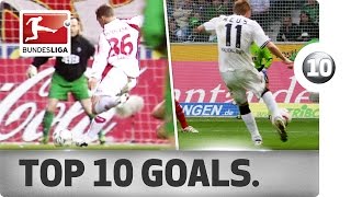 Top 10 Goals Köln vs Gladbach  Reus Podolski amp Co with Legendary Derby Strikes [upl. by Poulter336]