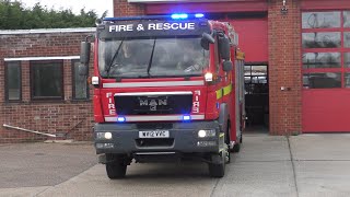 Norfolk Fire amp Rescue Service  Thetford RRP Turnout [upl. by Asirrak]