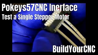 3 Pokeys57CNC Connect a Stepper Motor and Test with Mach3 [upl. by Burbank]