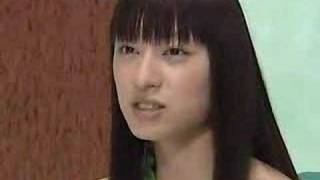 Chiaki Kuriyama on a Making of Morinaga Aloe CM [upl. by Ydnahs]