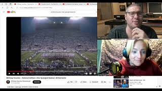 Whitney Houston National Anthem REACTION BY PODCASTER LINDSEY amp Brett Douglas [upl. by Ariajaj]