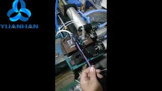 Cotton Textile Braided Wire Thermal Stripping Machine YH310R [upl. by Suraved]