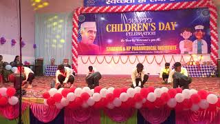 kp dance group boys childrens day shadhya paramedical institute Ambikapur 2024 [upl. by Ahsienaj]