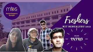 Freshers Introduction 202122  Manipal Institute of Technology Bengaluru [upl. by Yrahcaz501]