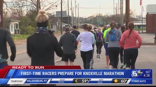 Firsttime races prepare for Knoxville Marathon [upl. by Karolyn905]