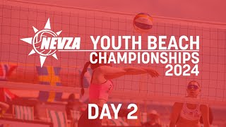 NEVZA YOUTH BEACH 2024  DAY TWO  WELKAL VS CLICRO  U18W A [upl. by Adnowat72]