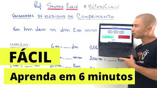 FÁCIL e RÁPIDO  MEDIDAS DE COMPRIMENTO [upl. by Malet]