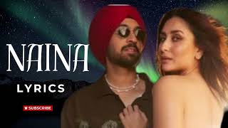 naina song remix  hindi song  KareenaKapoor  diljit dosanjh  dil se [upl. by Aicilic]