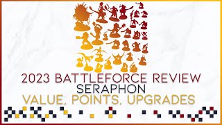 Warhammer AoS 2023 Battleforce Review  Seraphon  Price Savings Points Upgrades amp More [upl. by Allimak246]