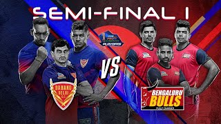 Pro Kabaddi 2019 SemiFinal Highlights  Dabang Delhi vs Bengaluru Bulls [upl. by Hoopes]