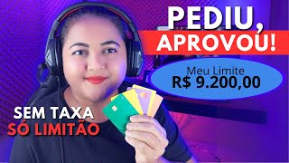 Top 5 Cartões de Credito de FÁCIL APROVAÇÃO ✨🎉 APROVA LIMITE ALTO  SEM ANUIDADE [upl. by Oab]