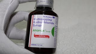 Atarax Syrup Review  Hydroxyzine Hydrochloride Uses Side Effects [upl. by Odette]