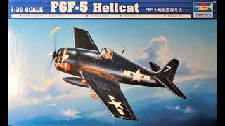 F6F 5 Hellcat  Trumpeter 132 Teil 1  Aufbau der Maschine [upl. by Vilberg345]