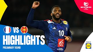 France vs North Macedonia  Highlights  EHF EURO 2024 [upl. by Scurlock]