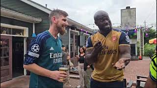 Jorginho in Houston  Arsenal fan reactions Man utd 0  1 Arsenal  epl arsenal premierleague [upl. by Abigale]