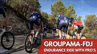 Endurance ride with GroupamaFDJ Team  Thats How Pros are training [upl. by Howell]