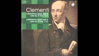 Clementi sonata for piano flute and cello Op 21 No 3 in C major [upl. by Zacarias]