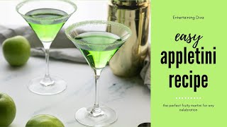 The Best Appletini Recipe [upl. by Kciderf]