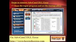 Fix AdvrCntr2 DLL Error [upl. by Wheeler]