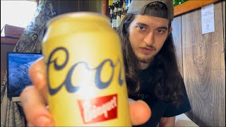 Coors Banquet Beer Review [upl. by Adnert]