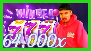 BIGGEST WINS ON SLOTS 2 FrankDimes RECORD SLOT WIN 64000x [upl. by Abbi]