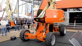 JLG® SelfLeveling Boom Lift Demo [upl. by Ahsikan829]