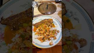 Blackened redfish smothered with crawfish etouffee [upl. by Pharaoh233]