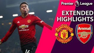 Man United v Arsenal I PREMIER LEAGUE EXTENDED HIGHLIGHTS I 12518 I NBC Sports [upl. by Deana]