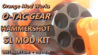 MOD Nerf Zombie Strike Hammershot OMW OTAC GEAR HAMMERSHOT S1 MOD KIT Review [upl. by Yelehsa]