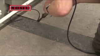 Floor welding with Leister HOT JET S [upl. by Nailliw771]