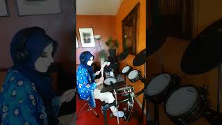 Sakit tak berdarah Wali BandFitri Carlina Drum Cover drumcover aroundtheworld [upl. by Jerrol217]