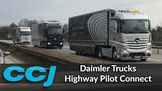 Daimler Trucks Highway Pilot Connect Truck Platooning [upl. by Crystal]