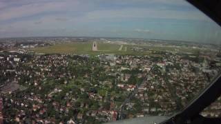 Pilots eye view landing at Paris Orly [upl. by Grannia]