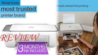 HP DeskJet 2855e Color Inkjet Printer Review 2024 [upl. by Niabi]