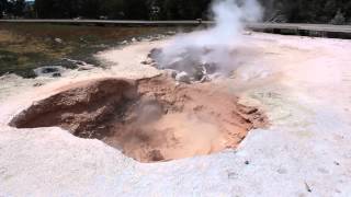 Red Spouter Fumarole at Yellowstone [upl. by Zitella]