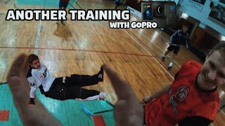 Floorball training with gopro [upl. by Aprilette867]