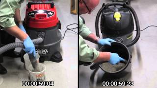 Karcher NT WetDry Vac vs Competitor WetDry Vac [upl. by Hoon]