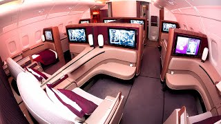 Qatar Airways A380 First Class Flight from Doha to Sydney  Full Flight Experience amp Lounge [upl. by Evilo]