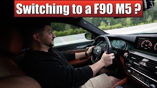 G80 M3 Owner drives a F90 M5 [upl. by Anada]