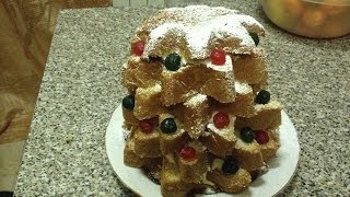 Ricetta di Natale  PANDORO FARCITO Le dolcezze di Viky [upl. by Lananna]