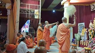 Chamar Sewa of Ma Jagaddhaatri  Jairamabati by Most Revered President Maharaj Swami Gautamananda ji [upl. by Raji]