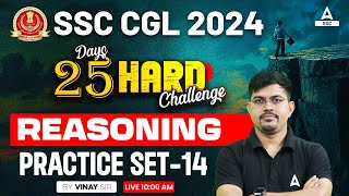 SSC CGL 2024  SSC CGL Reasoning Classes By Vinay Tiwari  CGL Reasoning Practice Set 14 [upl. by Neelrak]