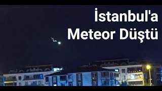 Son dakika haberi İstanbulda meteor düştü [upl. by Nnyletak]