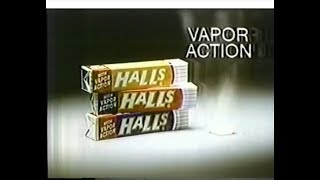 Halls MenthoLyptus Cough Drops Commercial 1978 [upl. by Alocin]