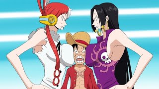 BEST BATTLE ONE PIECE  LUFFY IS TRAPPED BETWEEN 2 BIG BURDENS  ONE PIECE FILM RED  ANIME RECAP [upl. by Illil]